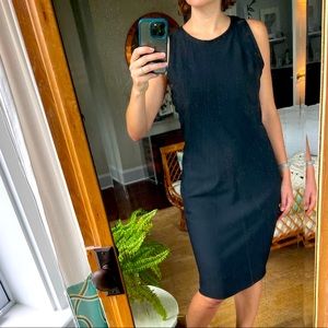 Athleta black shift dress